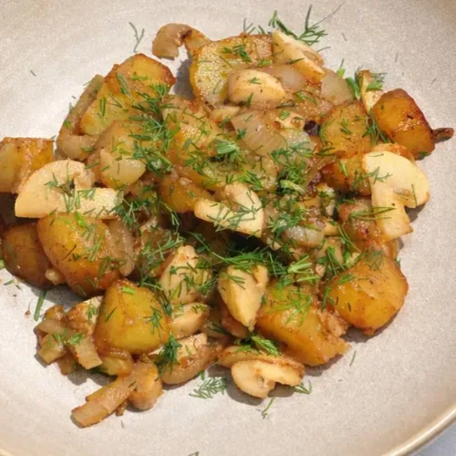 Картошка по-домашнему с грибами