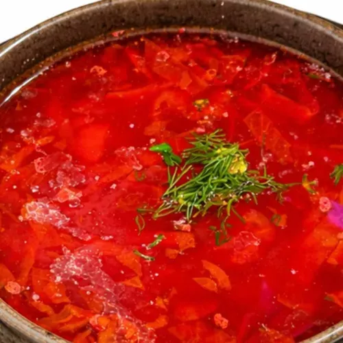 Борщ красный